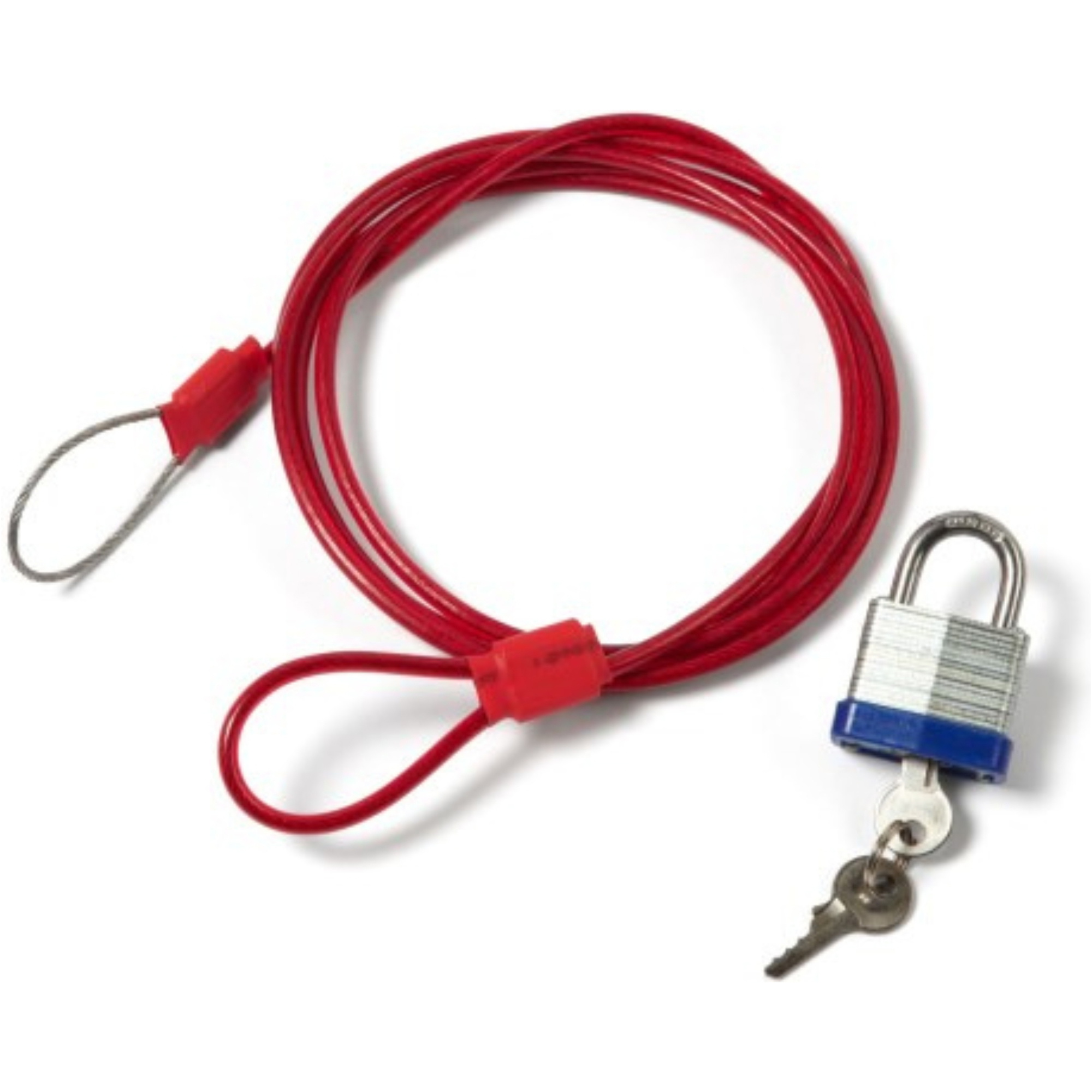 2026 Northcore Lockjaw Travel Surfboard Lock XL02 - Red